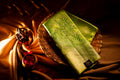 Verdant Aura - Handpicked Dharmavaram Silk Saree